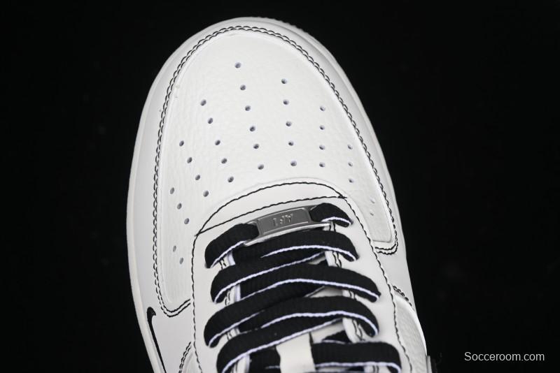 Nike Air Force 1 '07 Low Collaboration Sneakers with Black Stitch Dual-Color Sole - CH6336-515