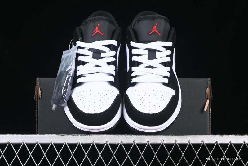 Nike Air Jordan 1 Low AJ1 Grey White Black Swoosh Casual Sneakers - HF3148-106