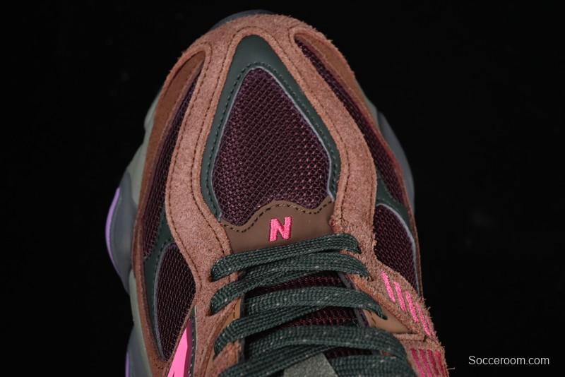 New Balance 9060 Retro Casual Running Shoes with ABZORB Cushioning Technology - U9060BUR