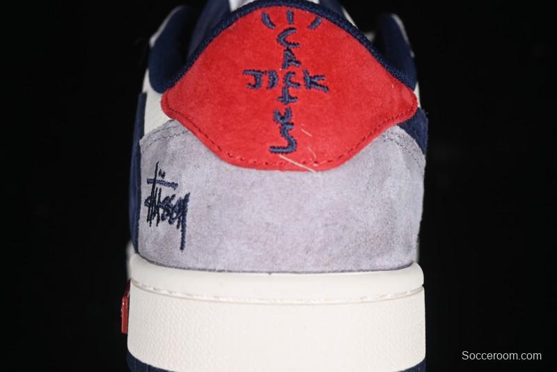 Nike Travis Scott x Fragment Design x Air Jordan 1 Low OG SP AJ1 Retro Sneakers - SJ2068-141