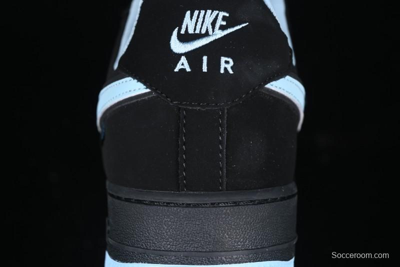 Nike Air Force 1 '07 Low Supreme Collaboration Tiffany Blue Low-Top Casual Sneakers - DF0188-025