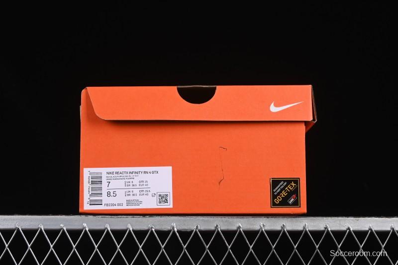 Nike Infinity Run 4 Gore-Tex Waterproof Road Running Shoes with ReactX Foam - FB2204-002