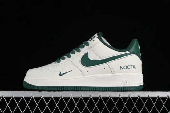 Nike Nocta x Nike Air Force 1 '07 Low Casual Sneakers with Reflective 3M Details and Full-Length Air Cushion - NO0224-025
