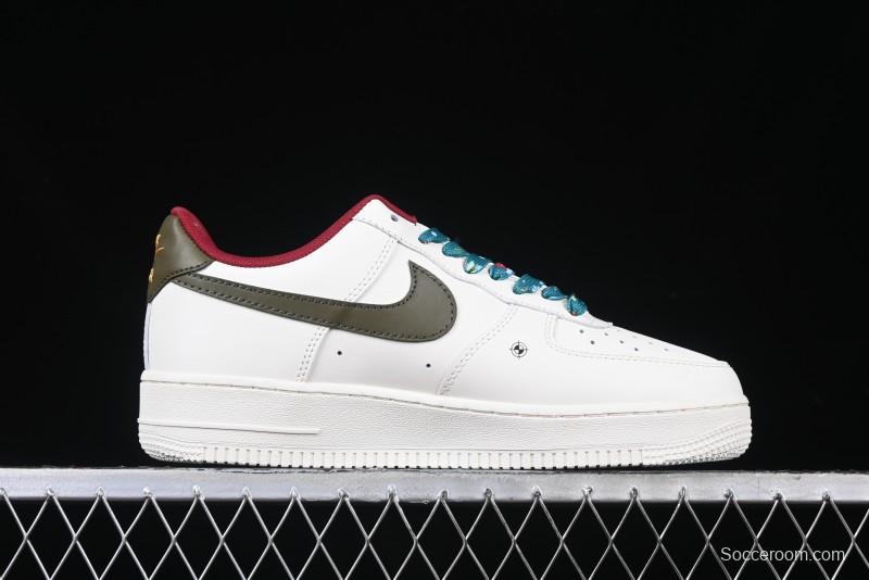 Nike Air Force 1 '07 Low Custom Christmas Party Casual Sneakers - DM0970-132