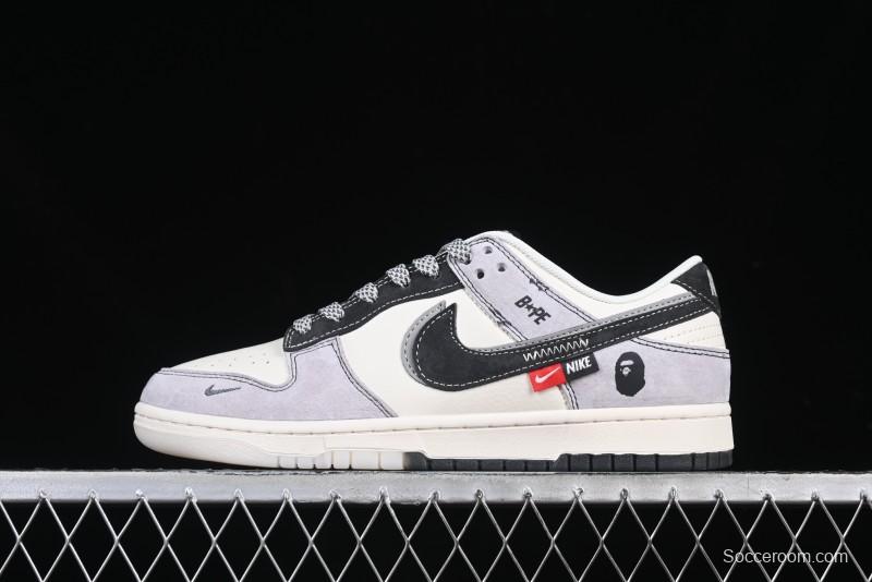 Nike SB Dunk Low BAPE Collaboration Anniversary Customized Low-Top Casual Sneakers - DM6868-031
