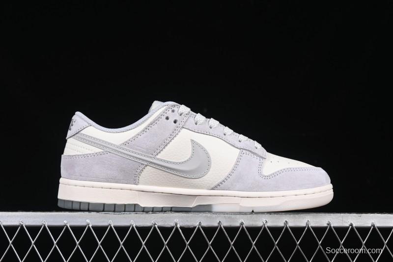 Nike SB Dunk Low The North Face Graffiti Grey Check Anniversary Customized Low-Top Casual Skate Shoes - DM6868-017