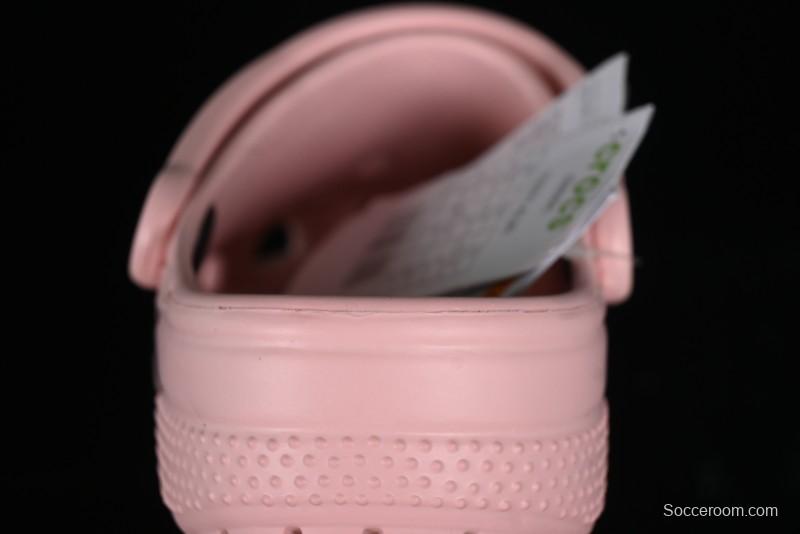 Crocs Classic Clog Quartz Pink Two-Way Beach Sandals with Ventilation Holes - B.D4