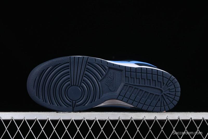Nike Dunk Low SB Casual Skate Shoes in Obsidian/University Blue Colorway - FN7800-400