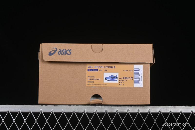 Asics Gel-Resolution 9 Retro Breathable Cushioned Casual Running Shoes - 1041A330-401