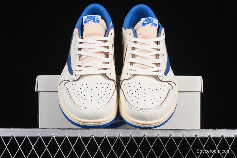 Nike Travis Scott x Air Jordan 1 Low OG AJ1 Reverse Swoosh - DM7866-104