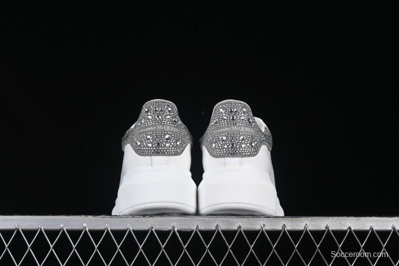 Alexander McQueen Oversized Sneakers with White Rhinestones - D.E5