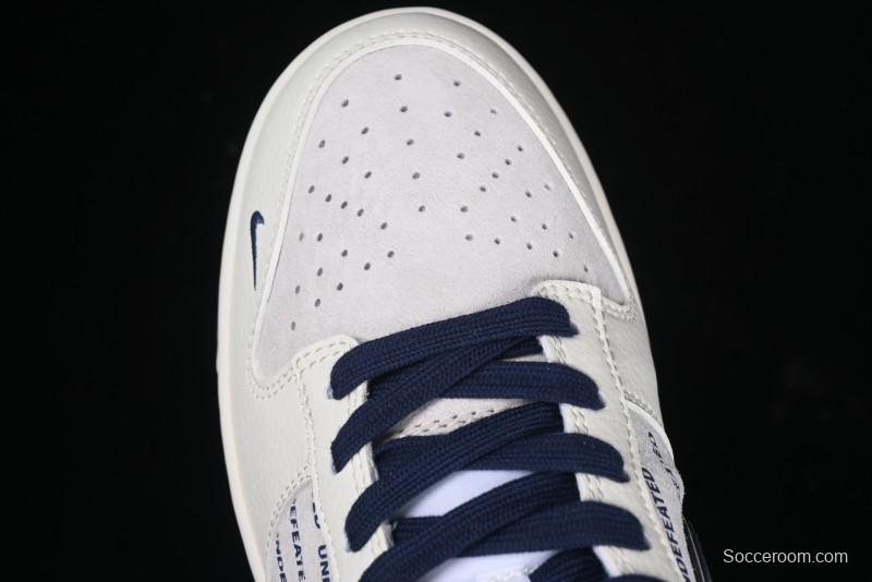 Nike SB Dunk Low UN Collaboration - Dark Blue Anniversary High-End Custom Low-Top Casual Sneakers - XX2026-666