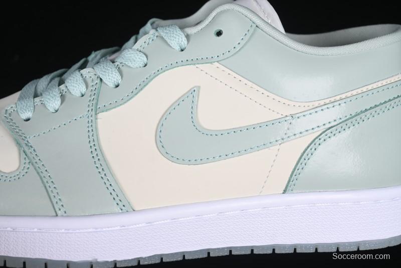 Nike Air Jordan 1 Low AJ1 Amber Green Low-Top Casual Sneakers - HF4078-100