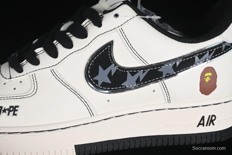 Nike Air Force 1 '07 Low Bape Collaboration Dual Camo Print Casual Sneakers - XS1958-523