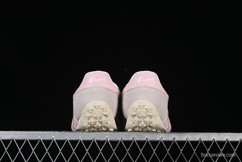 Asics Vintage-Style Sneakers - Soft Pink & Neutral Beige