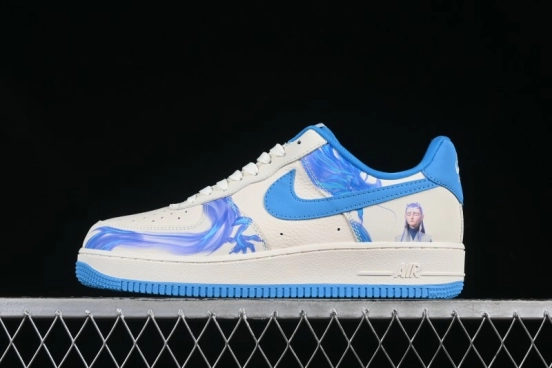 Nike Air Force 1'07 Low Nezha Collaboration Spirit Pearl Low-Top Casual Sneakers - DF0188-049