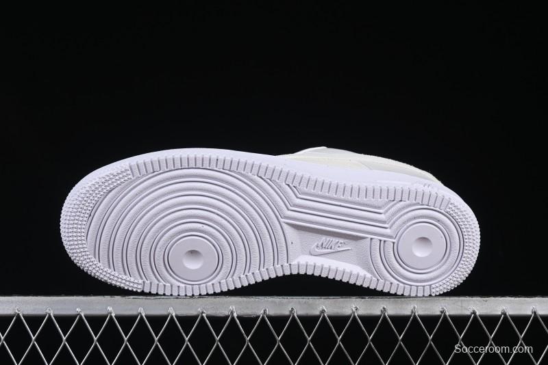 Nike Air Force 1 Low "Triple White Beige" Sneakers