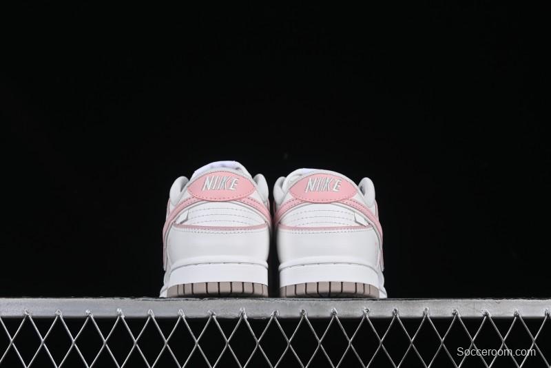 Nike SB Dunk Low Anniversary Premium Custom White Pink Low-Top Casual Skate Shoes - WP0212-013