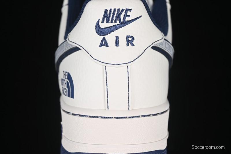 Nike Air Force 1 '07 Low The North Face x COMME des GARÇONS Navy Blue Line Casual Sneakers - HH7518-051