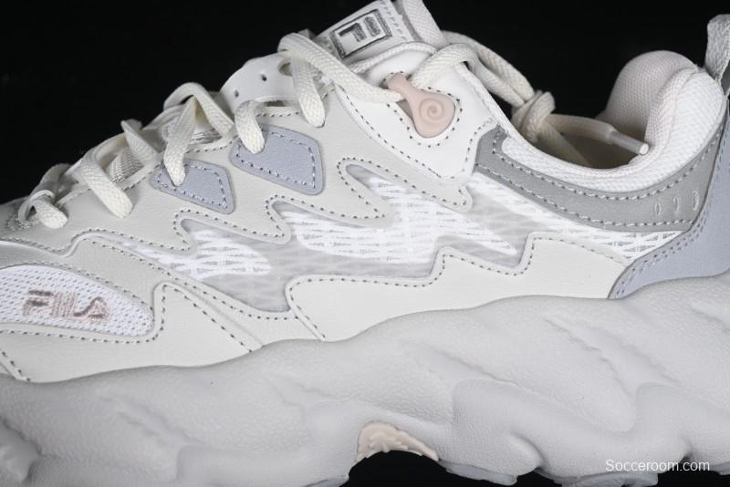 FILA Wave Fusion Chunky Sneakers - White & Gray