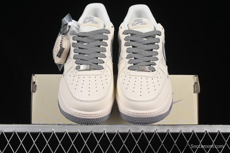 Nike Air Force 1 '07 Low Collaboration Sneakers with Double Swoosh Design - HH7518-070