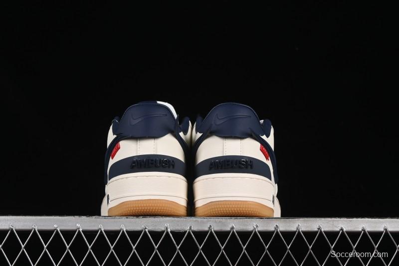 Nike Air Force 1 '07 Low Gucci Collaboration Large Swoosh Gum Sole Casual Sneakers - XS3464-576