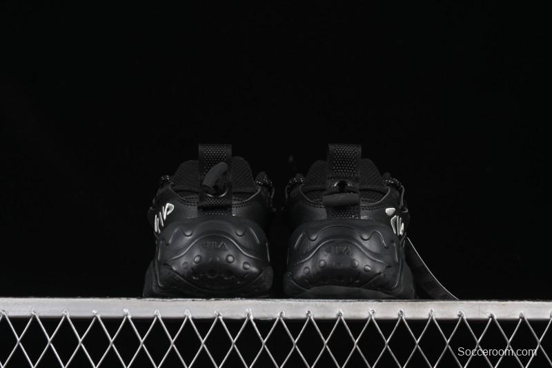 Fila Heritage Fluid Cat Paw 5.0 Retro Dad Shoes with Lace-Up Design - F12M412105FBK