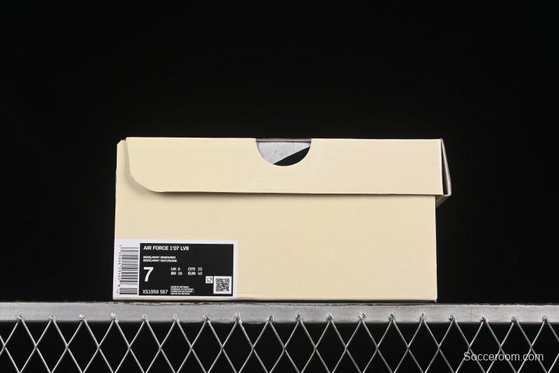 Nike Air Force 1 '07 Low Supreme Collaboration Gradient Gum Sole Casual Sneakers - XS1958-567