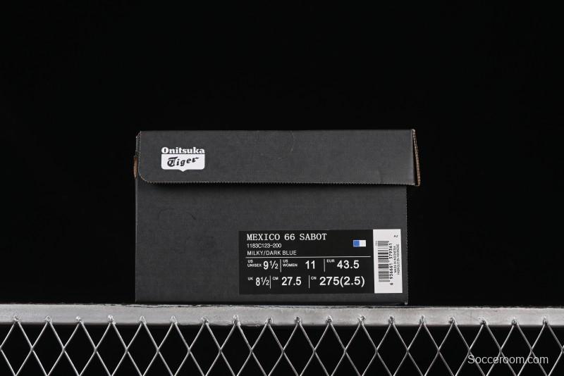 Onitsuka Tiger Mexico 66 Sabot Slip-On Shoes with Breathable Mesh Upper - 1183C123-200