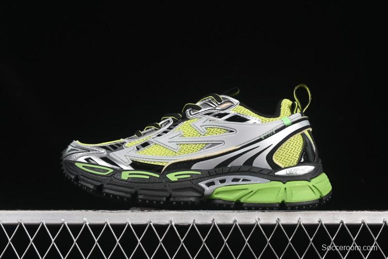 Off-White Be Right White Green Low-Top Lifestyle Casual Shoes - X.E5