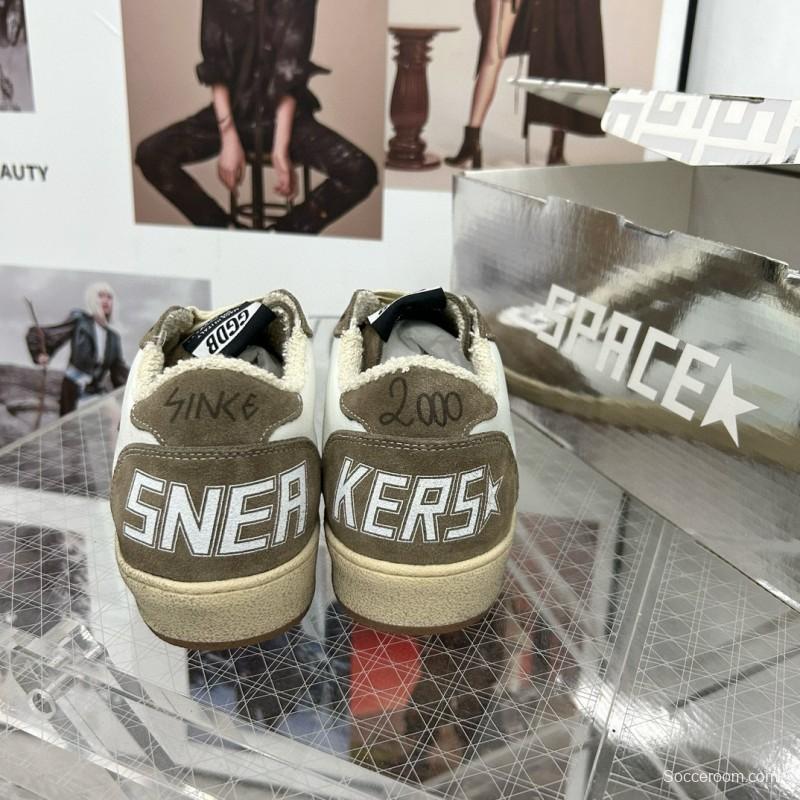 2024 Unisex GGDB White Green Suede Leather Sneakers MJ00260