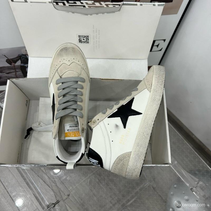 2024 Unisex GGDB White Black Leather Suede High Top Sneakers MJ00300