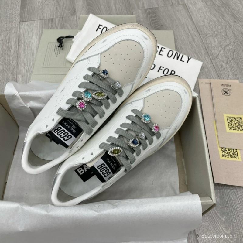 2024 Unisex GGDB white grey leather sneakers MJ00260