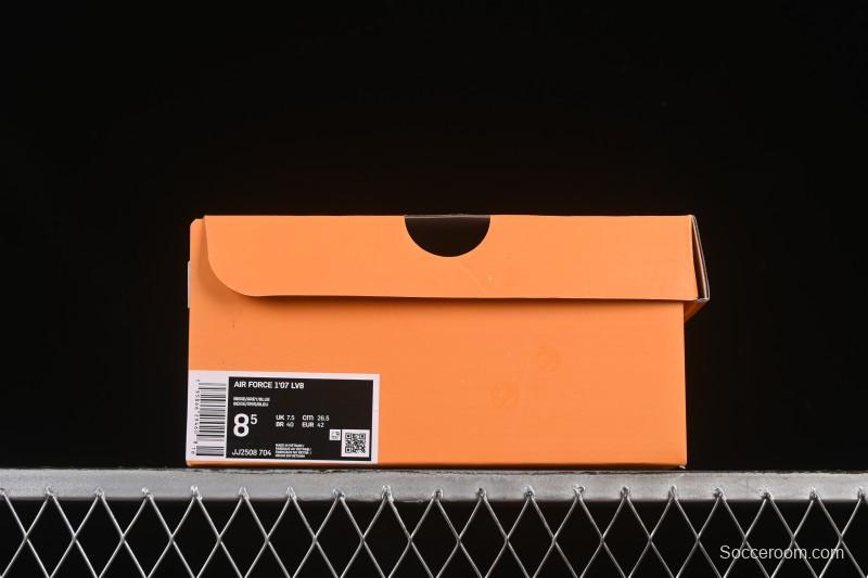 Nike Air Force 1 '07 Low LV Collaboration Gray Blue Sole Casual Sneakers - JJ2508-704