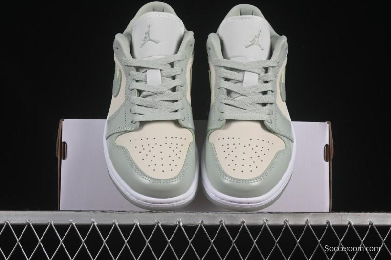 Nike Air Jordan 1 Low AJ1 Amber Green Low Top Casual Skate Shoes HF4078-100