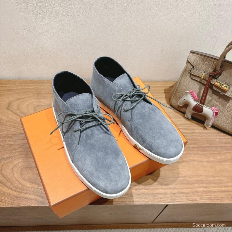 2025 Unisex H Grey Suede Boots AS00380