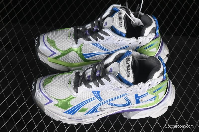 Balenciaga Runner Kith Four Color Retro Casual Shoes - W3RMU9043