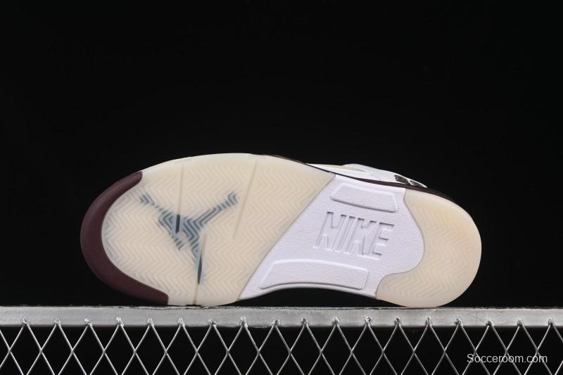 Nike A Ma Maniere x Air Jordan 5 Retro Basketball Shoes with Violet Ore Design - IB1528-100