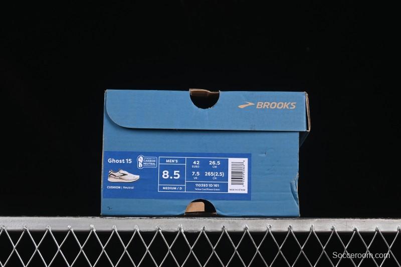 Brooks Ghost 15 Low-Cut Breathable Cushioned Support Casual Running Shoes - 1103931D161