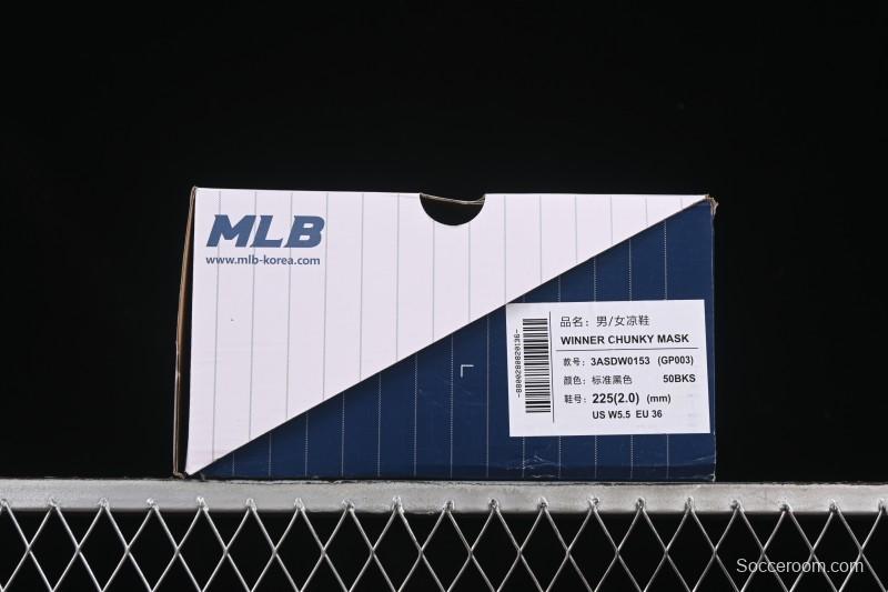 Adidas NY MLB Winner Chunky Mask New York Yankees Height Increase Platform Sandals - 3ASDW015350BKS