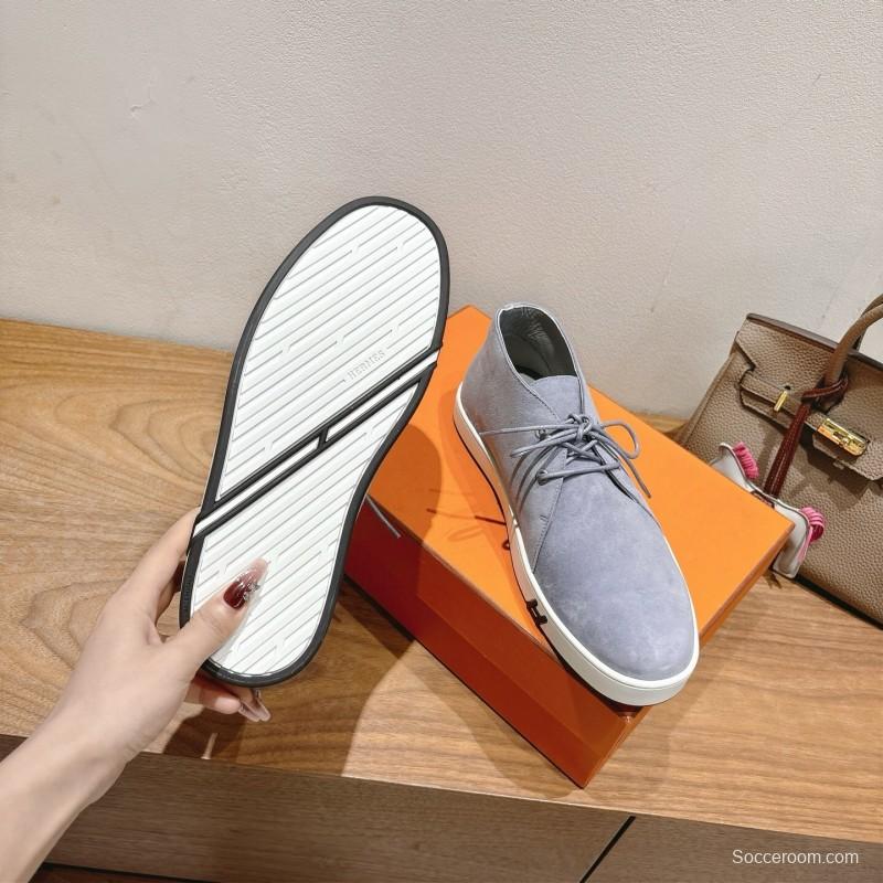 2025 Unisex H Grey Suede Classic Boots AS00380