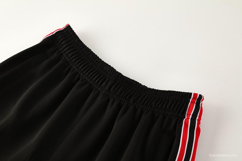 25/26 Manchester United Red/Black Full Zipper Jacket +Long Pants