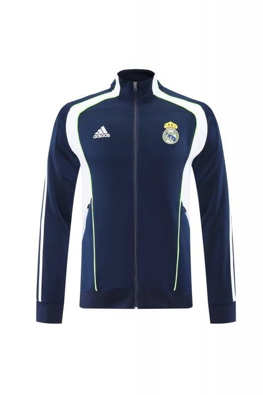 25/26 Real Madrid Navy/White Full Zipper Jacket +Long Pants