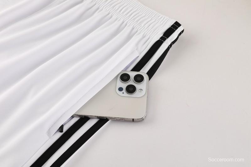 2025 Adidas White Short Sleeve Jersey+Shorts