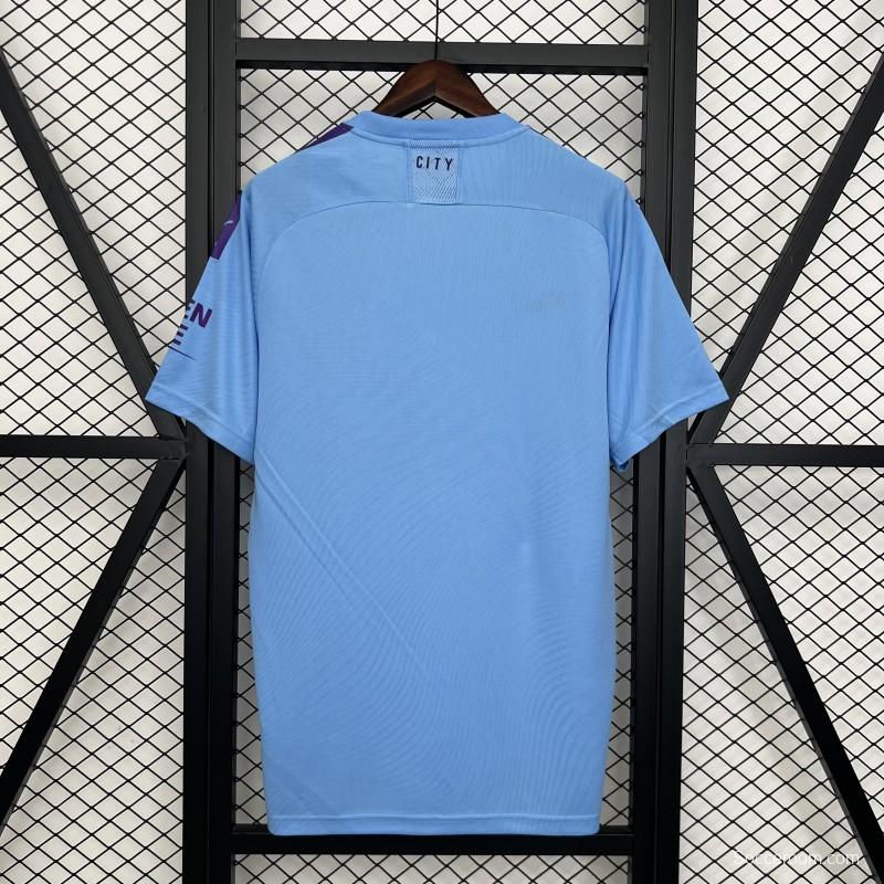 19/20 Retro Manchester City Home Jersey