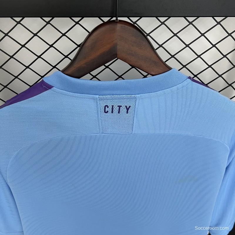 19/20 Retro Manchester City Home Jersey