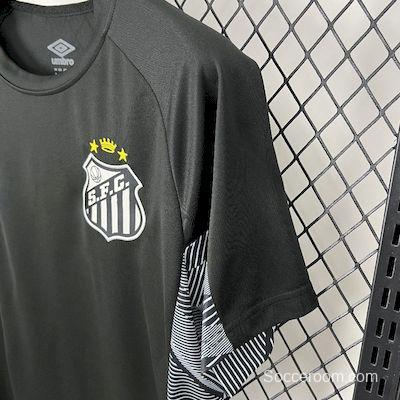 2025/26 Santos Black Goalkeeper Jersey