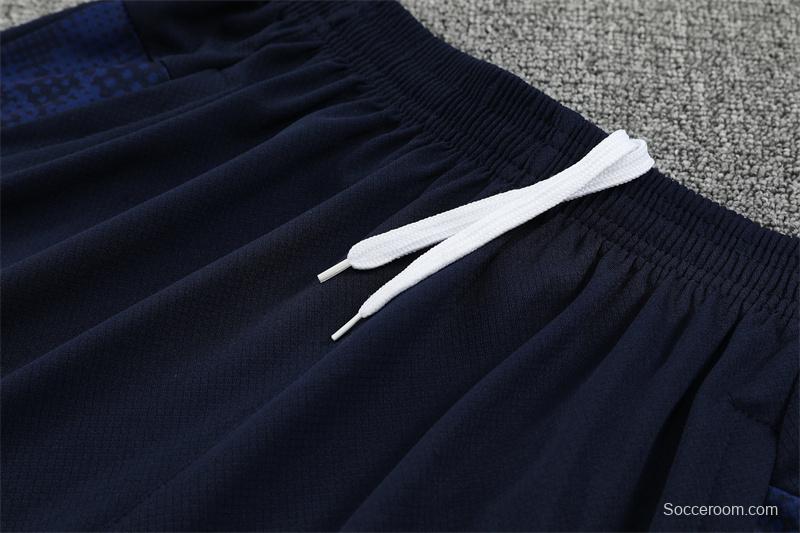 25/26 Olympique de Marseille Lake Blue Camouflage with XS Short Sleeve+Soccer Shorts