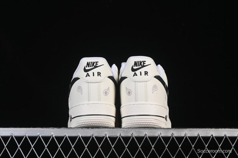 Nike Air Force 1 '07 Low Casual Sneakers in White Black - ZH0318-128