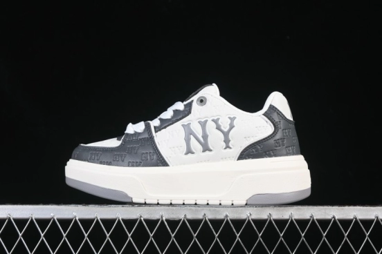 New York Yankees MLB Bigball Chunky Embroidered Monogram Platform Casual Sneakers - 3ASXE035N50CGS